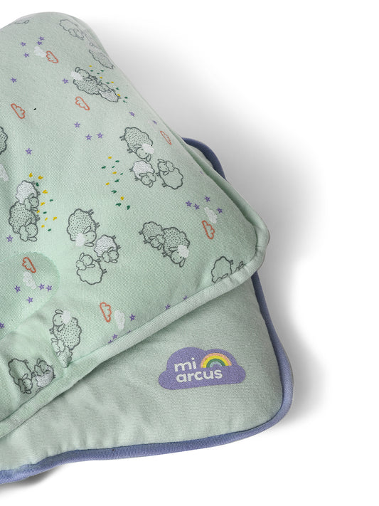 Mi Arcus Ultra Soft Frosty'z Interlock Pillow-Pack of 2-For Infants