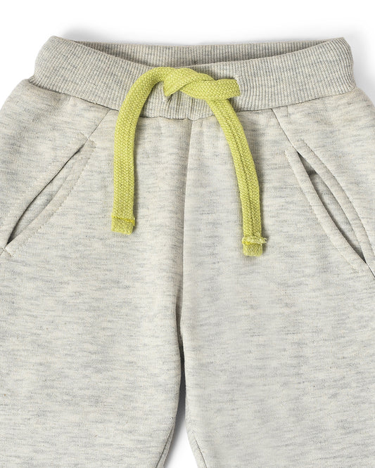 Mi Arcus Grey Joggers-Solid-Cotton-For Infants