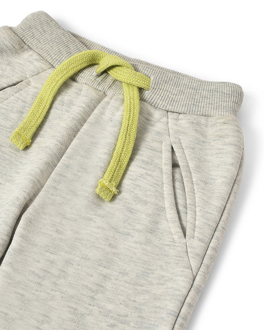 Mi Arcus Grey Joggers-Solid-Cotton-For Infants