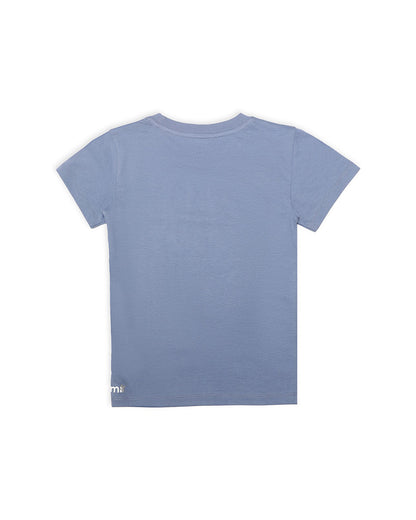 Mi Arcus Blue T-shirt-Galaxy Printed-Cotton-For Infants