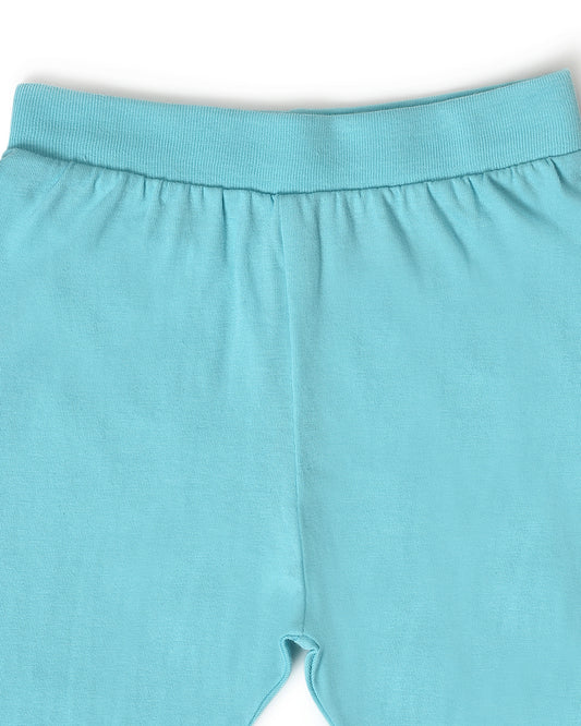 Mi Arcus Blue Pajamas-Printed-Cotton-Pack of 2-For Infants