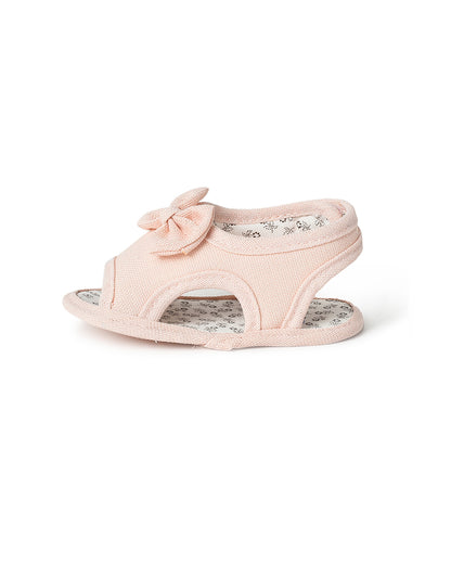 Mi Arcus Pink Booties-Solid-Cotton-For Infants