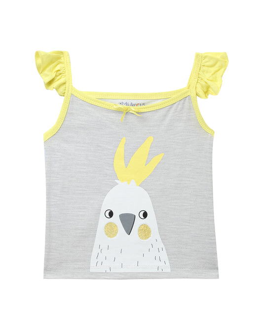 Mi Arcus Multicoloured Vest-Printed-Cotton-Pack of 3-For Infants