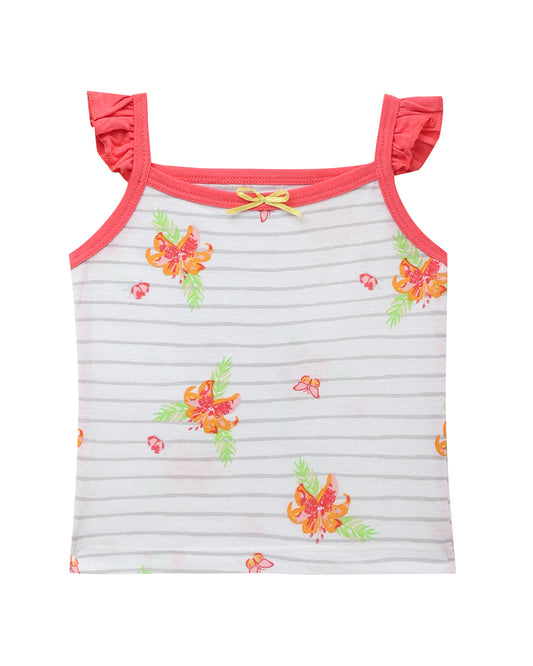 Mi Arcus Multicoloured Vest-Printed-Cotton-Pack of 3-For Infants