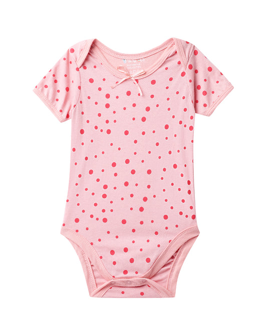 Mi Arcus Multicoloured Flamingo Onesie-Printed-Cotton-Pack of 3-For Infants