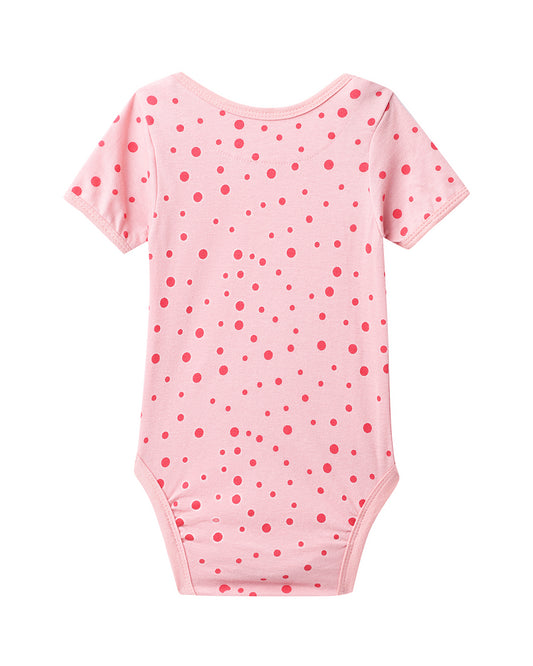 Mi Arcus Multicoloured Flamingo Onesie-Printed-Cotton-Pack of 3-For Infants