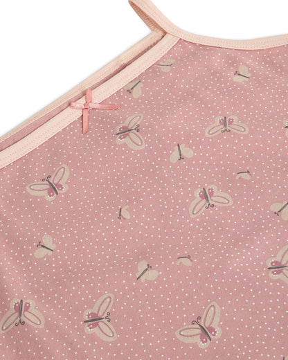 Mi Arcus Pink Top & shorts-Printed-Cotton-For Infants