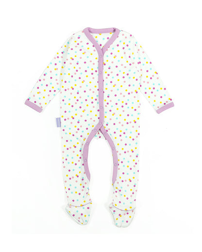 Mi Arcus Multicoloured Sleepsuit-Printed-Cotton-Pack of 2-For Infants