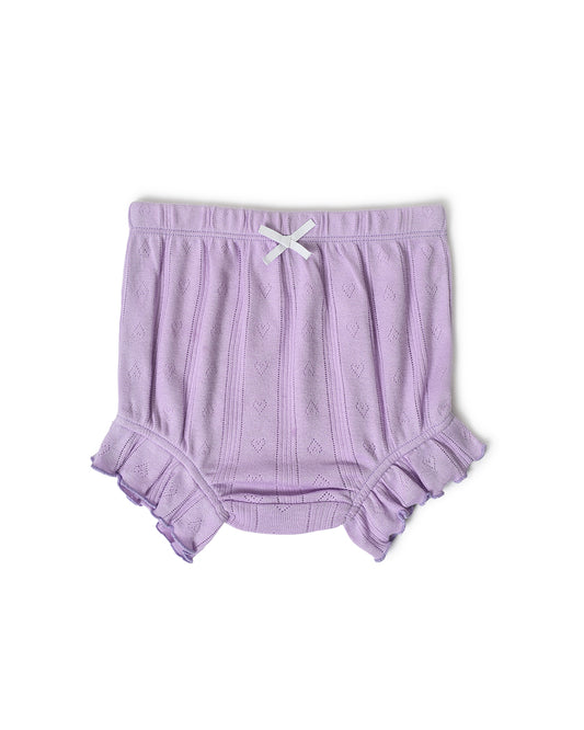 Mi Arcus Purple Bloomers-Solid-Cotton-For Infants