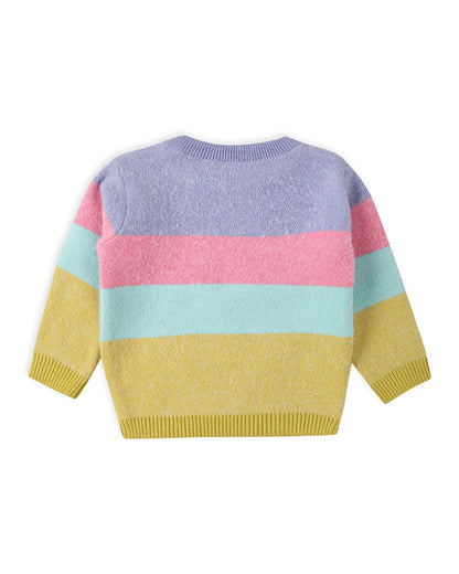 Mi Arcus Multicolored Winter Wear Sweater-Printed-Acrylic-For Infants