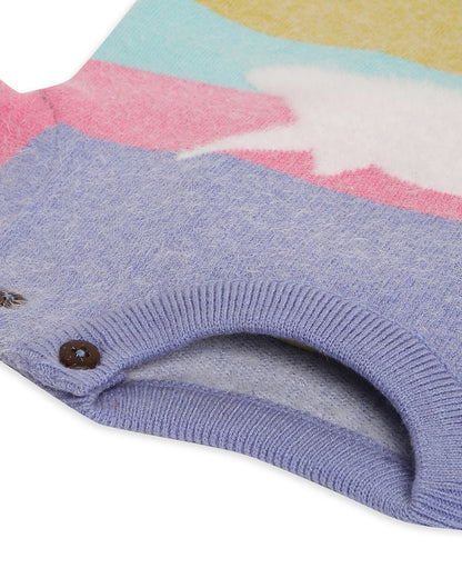Mi Arcus Multicolored Winter Wear Sweater-Printed-Acrylic-For Infants