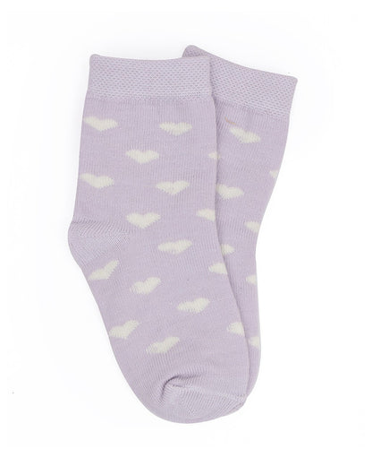 Mi Arcus Purple, Pink & Yellow Socks-Printed-Cotton-Pack of 3-For Infants