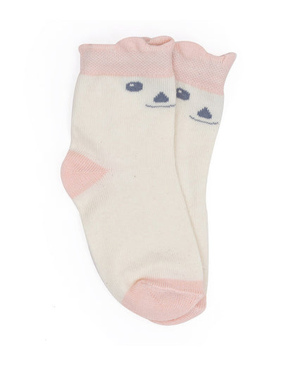 Mi Arcus Purple, Pink & Yellow Socks-Printed-Cotton-Pack of 3-For Infants