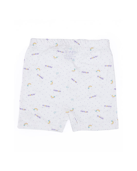 Mi Arcus Multicolored Shorts-Printed-Cotton-Pack of 5-For Infants