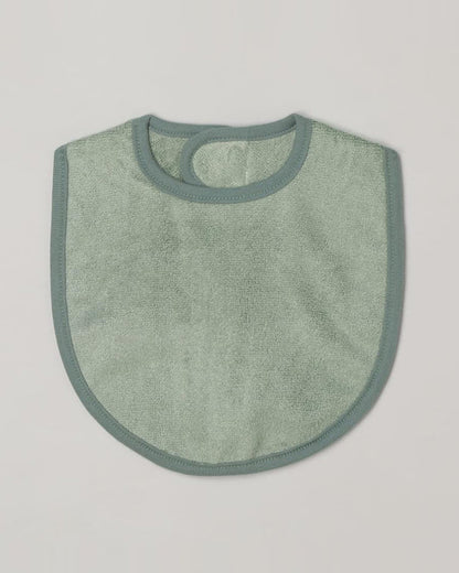 Cocoon Care Bamboo Terry Bib-Sage Green-With Adjustable Velcro-For Infants