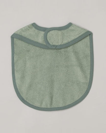 Cocoon Care Bamboo Terry Bib-Sage Green-With Adjustable Velcro-For Infants