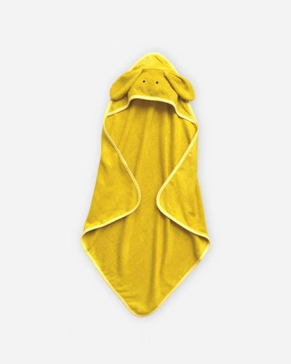 Cocoon Care Baby Hooded Towel-Bamboo Terry-Mustard Yellow