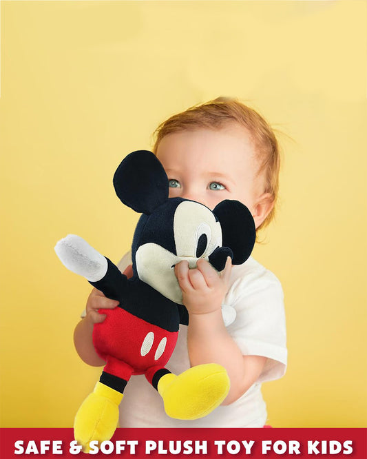 Disney Value Mickey Mouse Stuffed Soft Toy-Plush Cuddly Toy For Newborn