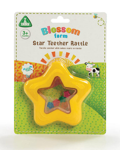 ELC Star Teether Rattle Toy-For Infants