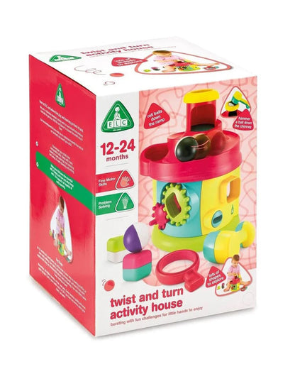 ELC Twist Turn Activity House-With Hammer Rolling Balls-Shape