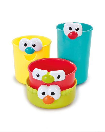 ELC Funny Faces Bath Beakers Bath Toy-Floating Pool Toys For Infants