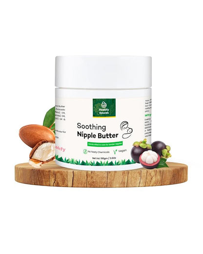 Healofy Naturals Soothing Nipple Butter-For Sore & Cracked Nipples-Breastfeeding Safe