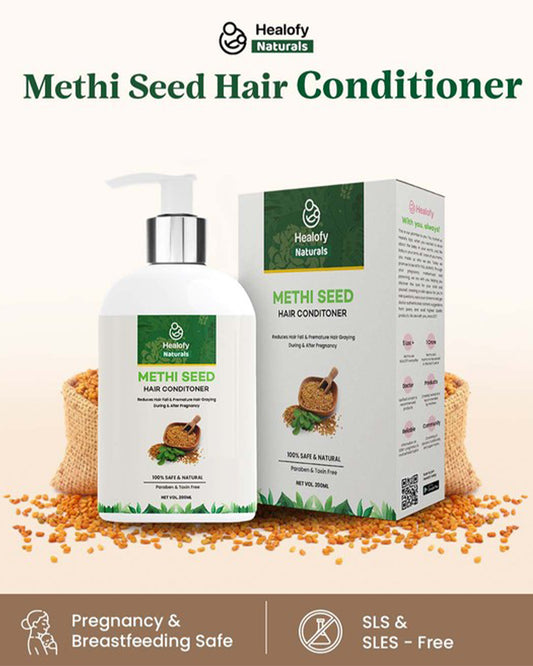 Healofy Naturals Methi Seed Hair Conditioner-Reduces Hair Fall-During & After Pregnancy