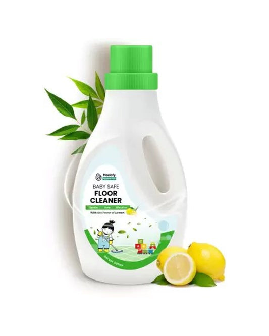 Healofy Baby Safe Floor Cleaner-With Plant Based Ingredients-Lab Tested Safe For Lungs & Eyes