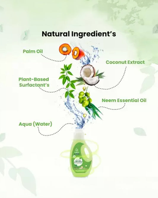 Healofy Baby Safe Floor Cleaner-With Plant Based Ingredients-Lab Tested Safe For Lungs & Eyes