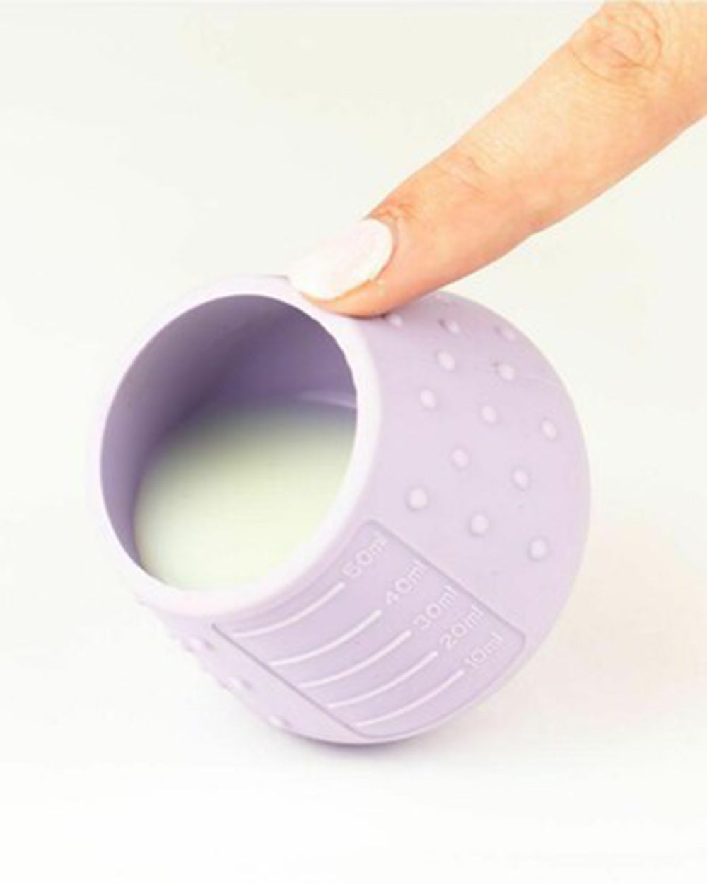 Easy Tots Silicone Dinky Cup-Lilac-Re Balancing Action-With Tiny Grippy ...