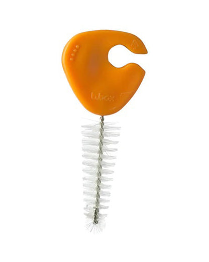 b.box Cleaning Brush Set-Set of 5-With Handy Ring-Orange