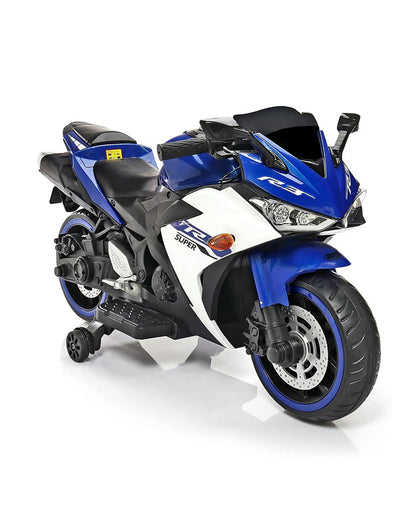 Nexus Bike R3 for Kids with Rechargeable Battery Operated Ride on for Boys and Girls-For 3 to 8 yrs-Blue