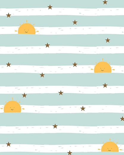 Tiny Snooze Organic Cotton Muslin-Burp Cloths & Wash Cloths Combo Set-Horizon-For Infants