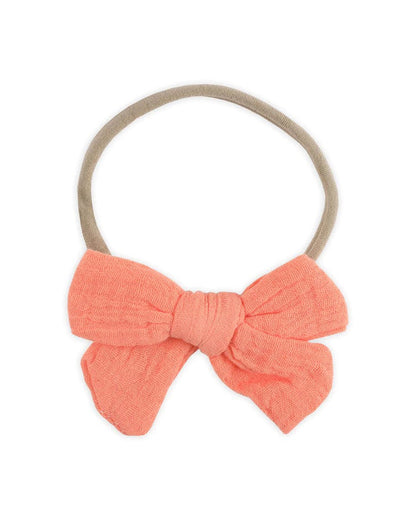 Kicks & Crawl Orange, Peach & Cream Little Bloomers Headband-Cotton & Lycra-Pack of 3-For Infants