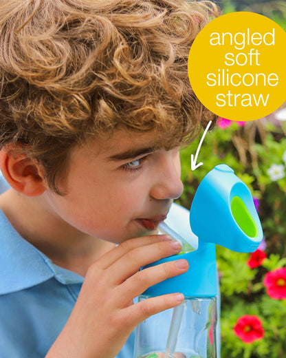 b.box School Essentials Kit-Mini Lunch Box(1000ml)-Tritan Straw Sipper(450ml)-Lilac Pop-3Y+