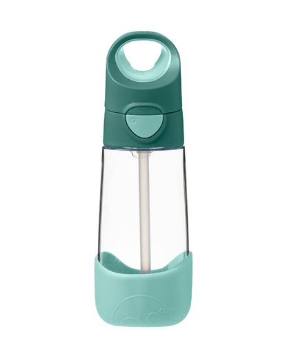 b.box School Essentials Kit-Mini Lunch Box(1000ml)-Tritan Straw Sipper(450ml)-Forest Green-3Y+