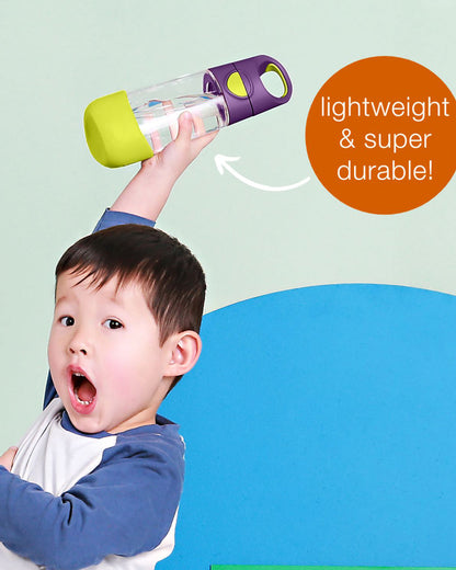 b.box School Essentials Kit-Mini Lunch Box(1000ml)-Tritan Straw Sipper(450ml)-Forest Green-3Y+