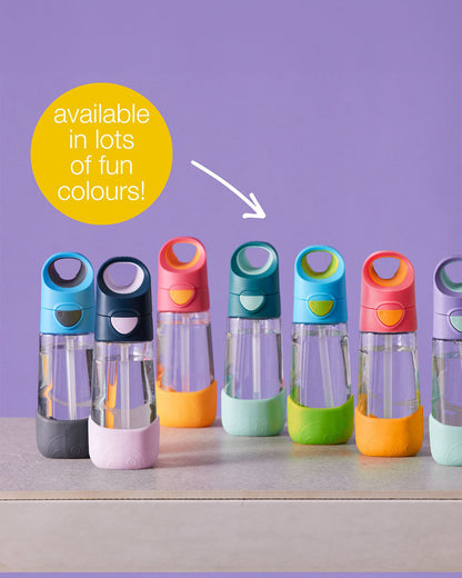 b.box School Essentials Kit-Mini Lunch Box(1000ml)-Tritan Straw Sipper(450ml)-Forest Green-3Y+