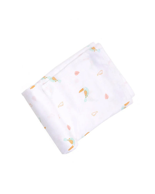 Kicks & Crawl Baby Birds Swaddle-100% Bamboo-Infant Wraps