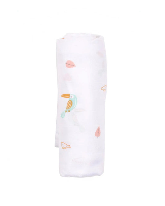 Kicks & Crawl Baby Birds Swaddle-100% Bamboo-Infant Wraps