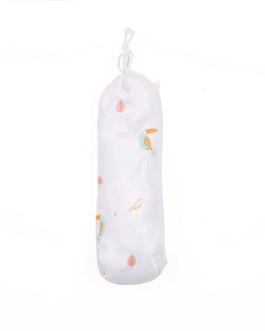 Kicks & Crawl Baby Birds Swaddle-100% Bamboo-Infant Wraps