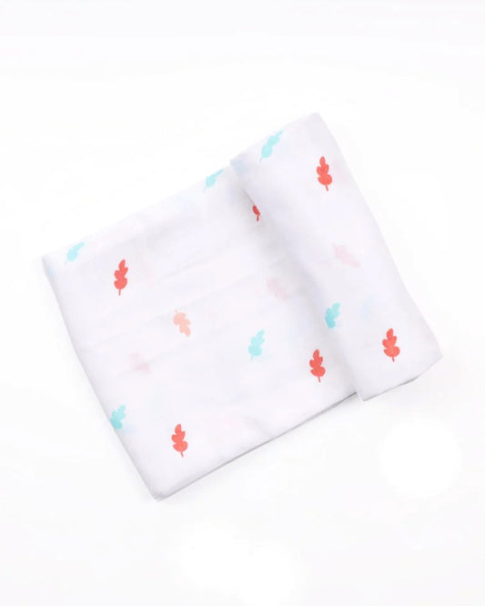 Kicks & Crawl Pink Bunnies Swaddle-GOTS Certified Organic Cotton Muslin-Pack of 2-Infant Wraps