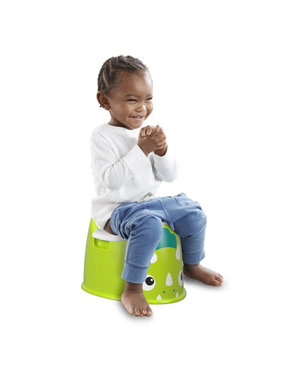 Fisher Price Character Potty Chair-With Splash Guard-12 to 36M-Dino