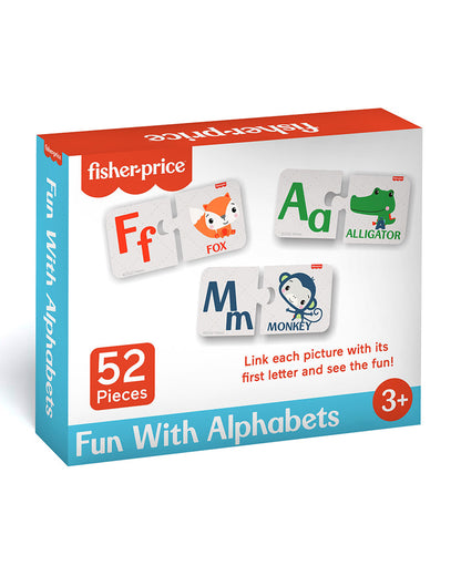 Fisher Price Fun With Alphabets Puzzle-56 Pieces-Learning & Educational Toys-24M+