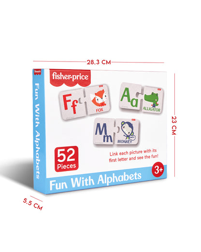 Fisher Price Fun With Alphabets Puzzle-56 Pieces-Learning & Educational Toys-24M+