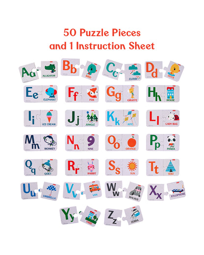 Fisher Price Fun With Alphabets Puzzle-56 Pieces-Learning & Educational Toys-24M+