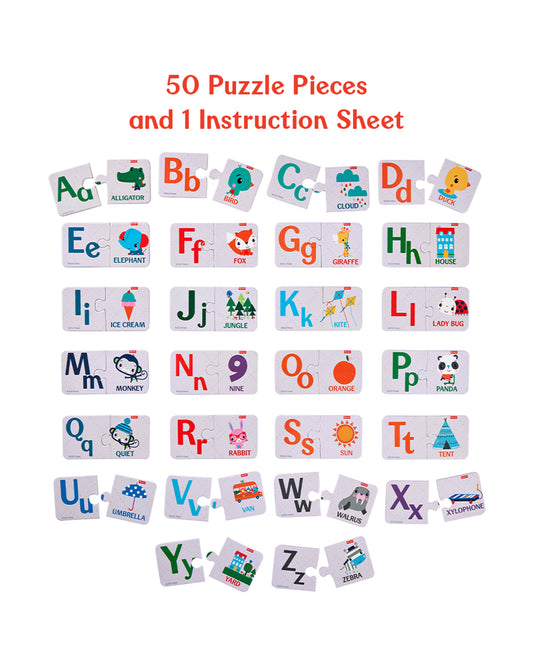 Fisher Price Fun With Alphabets Puzzle-56 Pieces-Learning & Educational Toys-24M+