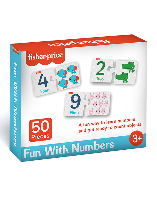 Fisher Price Fun With Numbers Puzzle-50 Pieces-Learning & Educational Toys-24M+