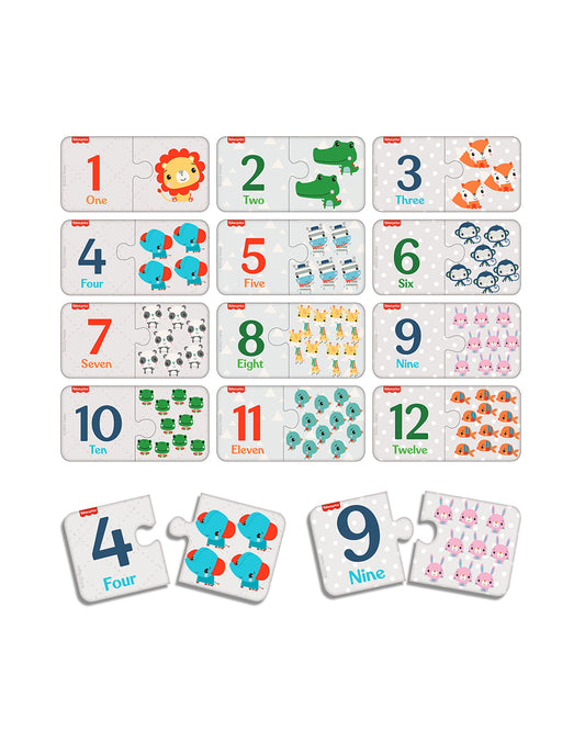 Fisher Price Fun With Numbers Puzzle-50 Pieces-Learning & Educational Toys-24M+