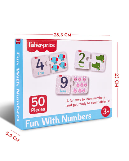 Fisher Price Fun With Numbers Puzzle-50 Pieces-Learning & Educational Toys-24M+